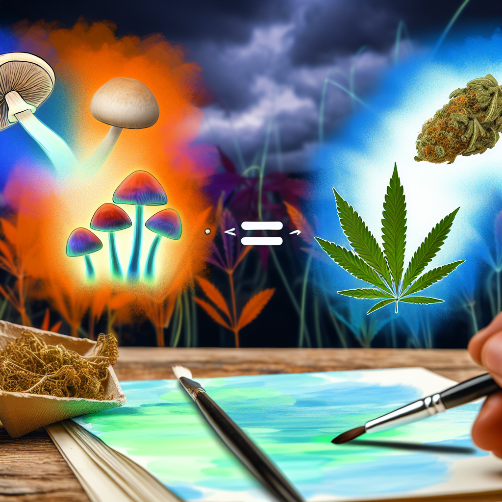 Microdosing Mushrooms vs Cannabis: Which Is Better for Creativity and Focus?
