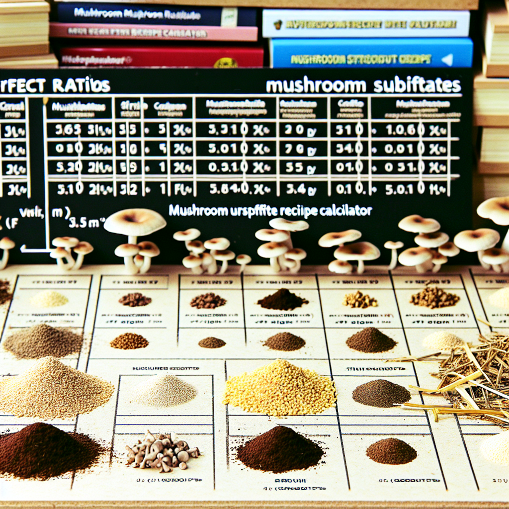 Mushroom Substrate Recipe Calculator: Perfect Ratios for Maximum Yield