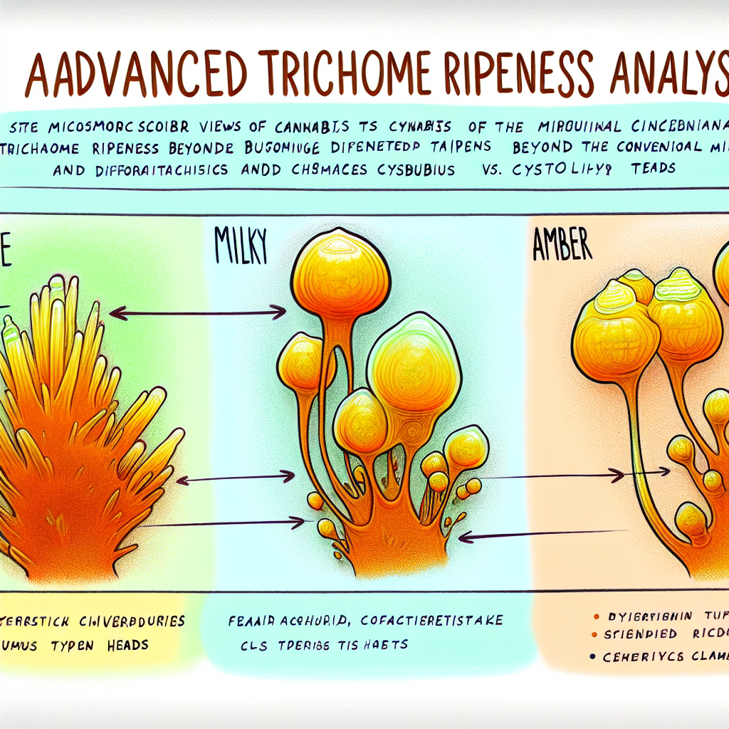 Advanced Trichome Ripeness Analysis- Beyond Milky vs. Amber to Cystolithic and Bulbous Heads
